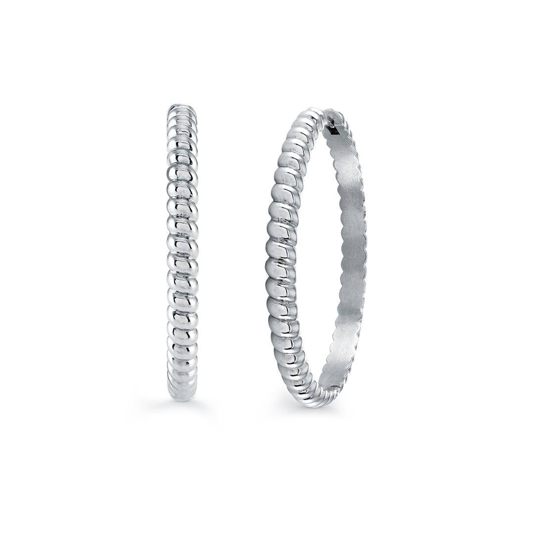 39mm Twist Large Hoop Earrings