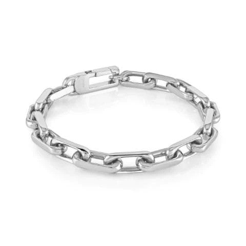 Italgem Steel Oval Link Bracelet, 8.25"