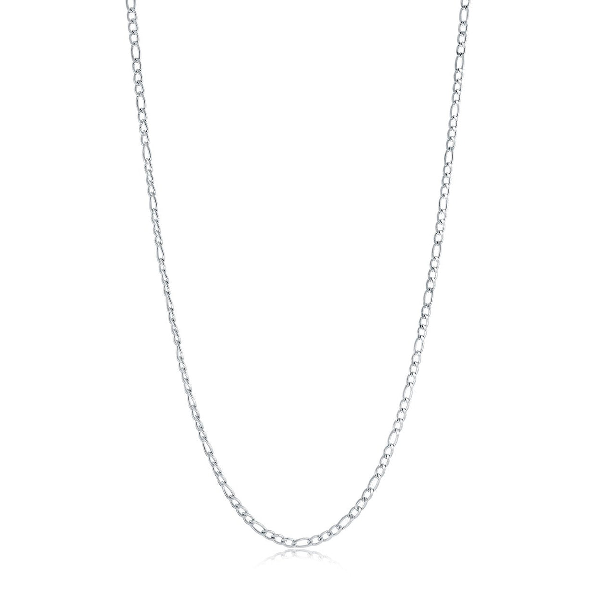 Figaro Link Chain, 3mm, 20"