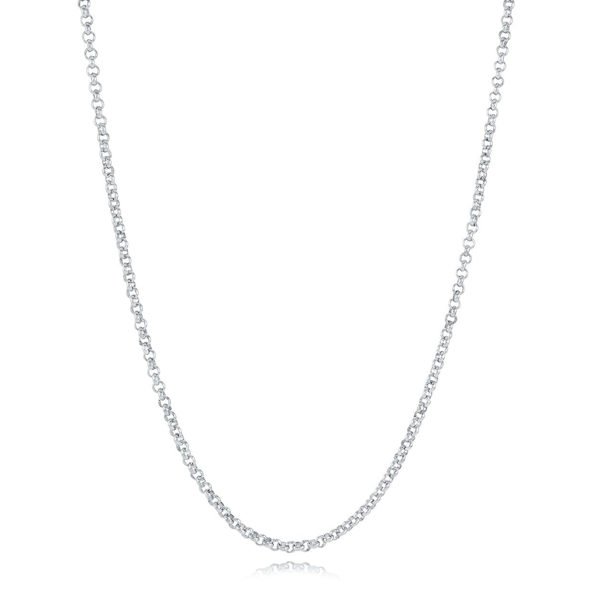 Yellow Rollo Link Stainless Chain, 20"