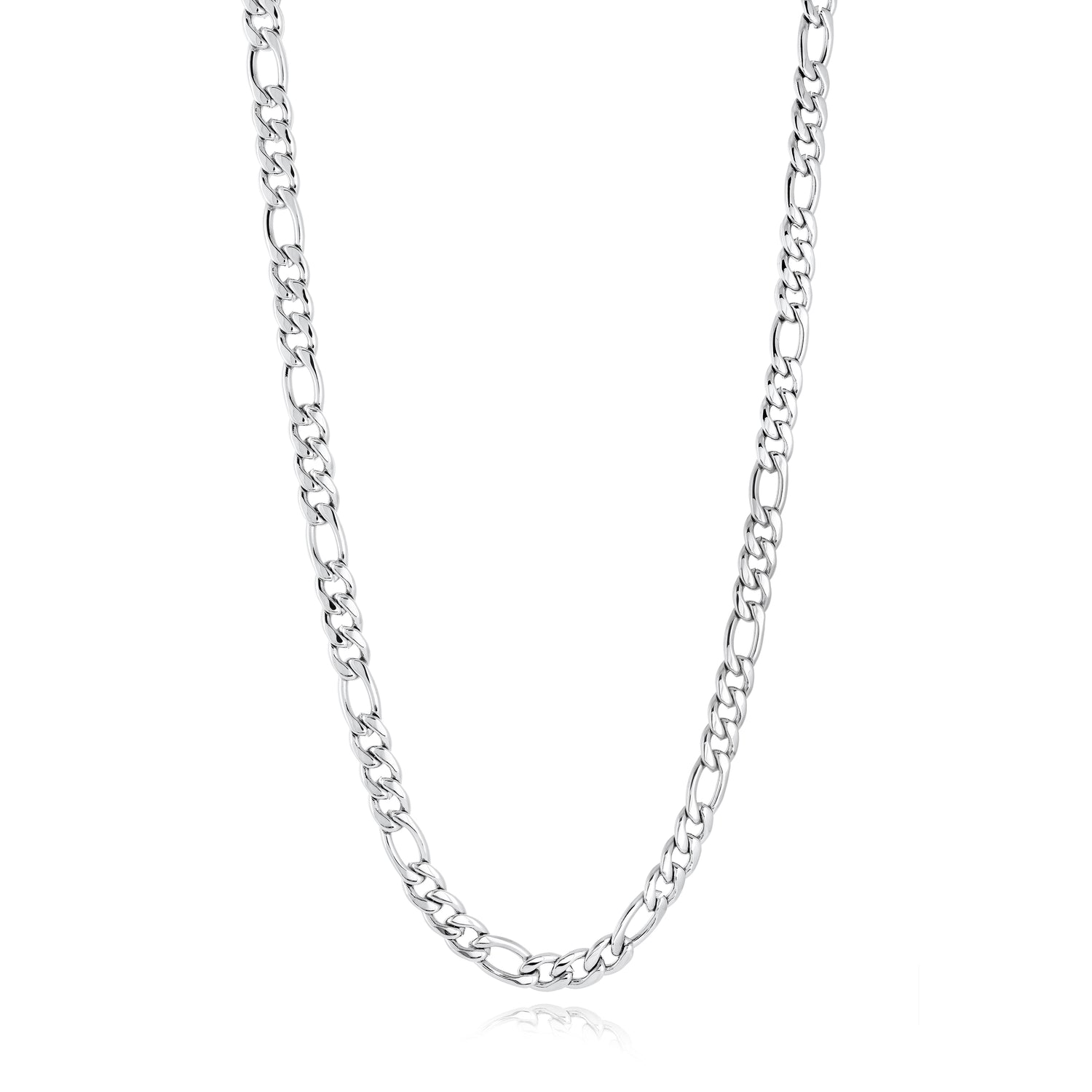 Italgem Steel Figaro Chain, 24"