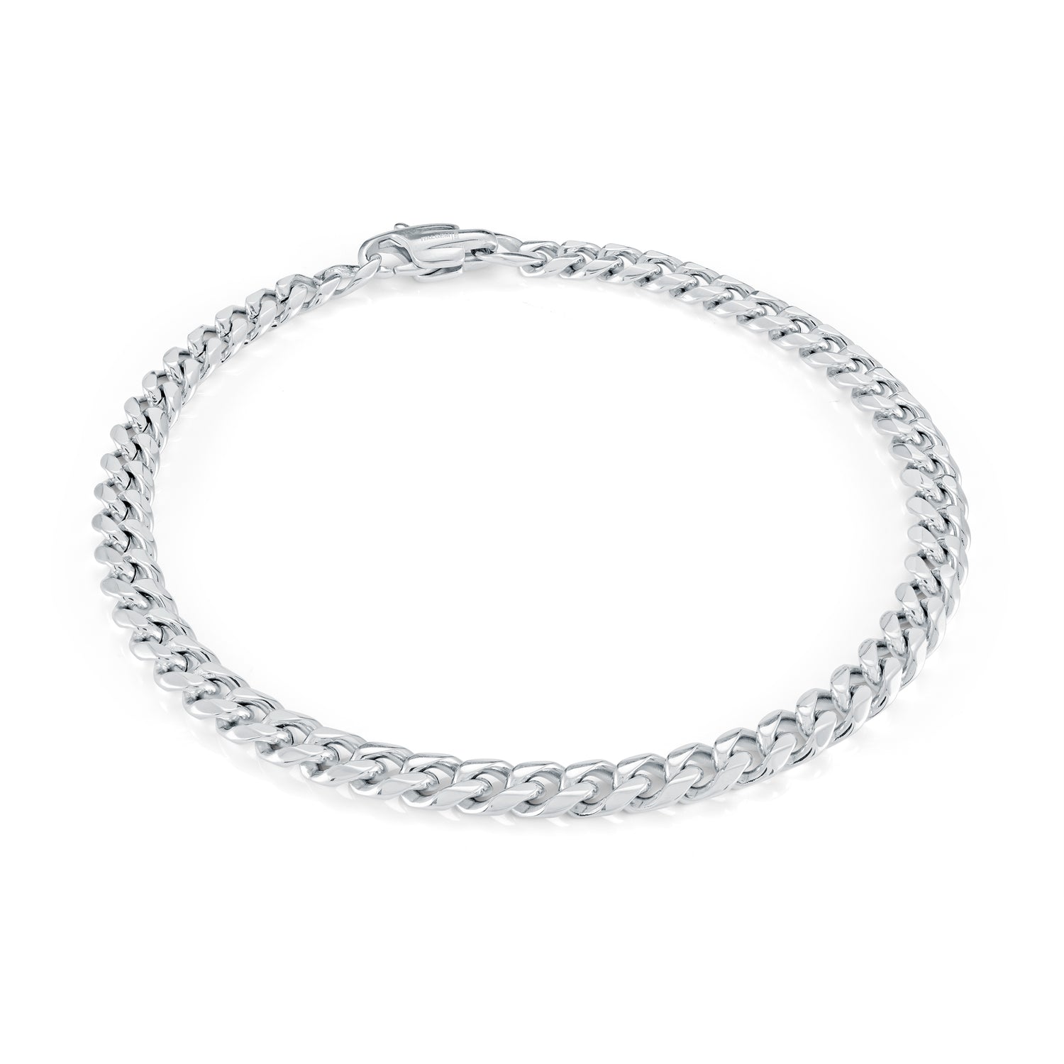 Italgem Steel 6mm Stainless Steel Curb Link Bracelet