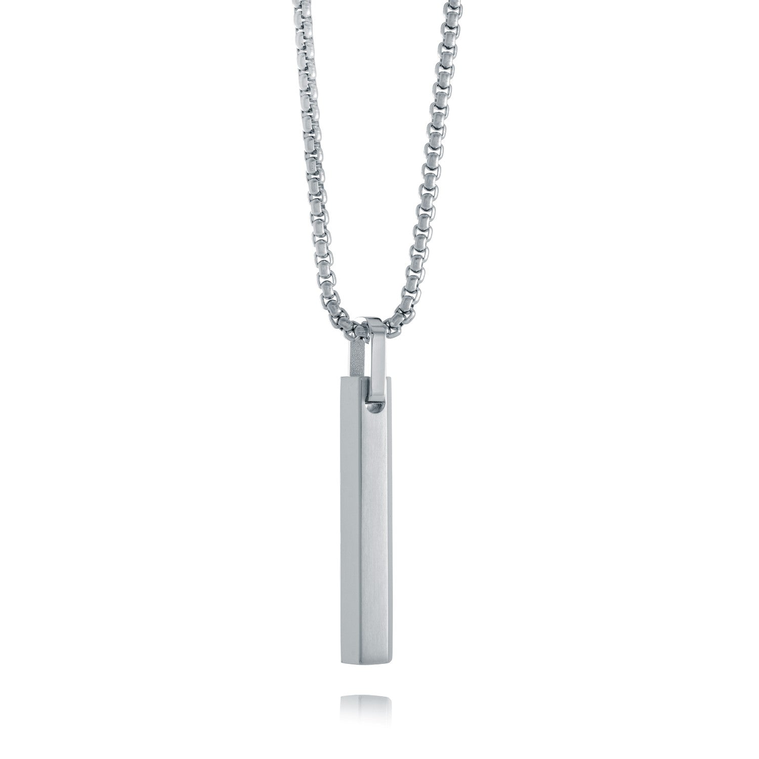 FINAL SALE - Italgem Steel Hexagon Tube Pendant