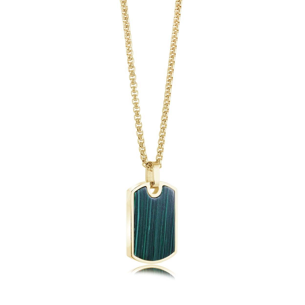 Malachite Micro Dog Tag