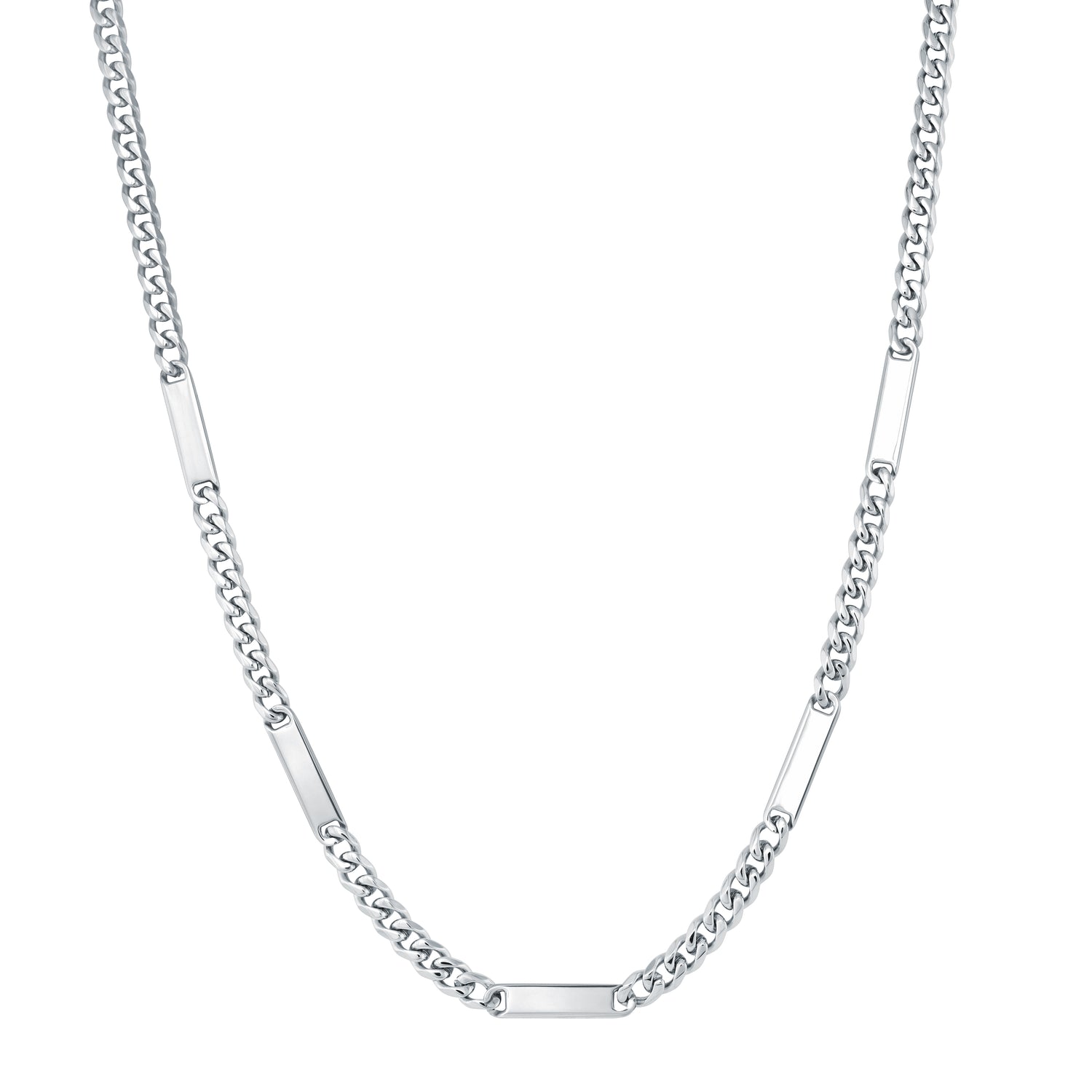 Italgem Steel 5-Plate Engraveable Chain