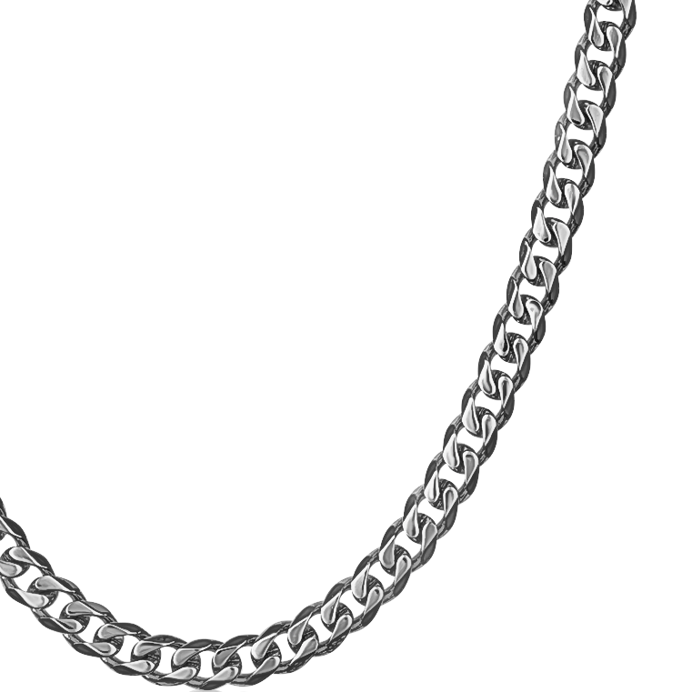 Italgem Stainless Steel Curb Link Chain, 24"