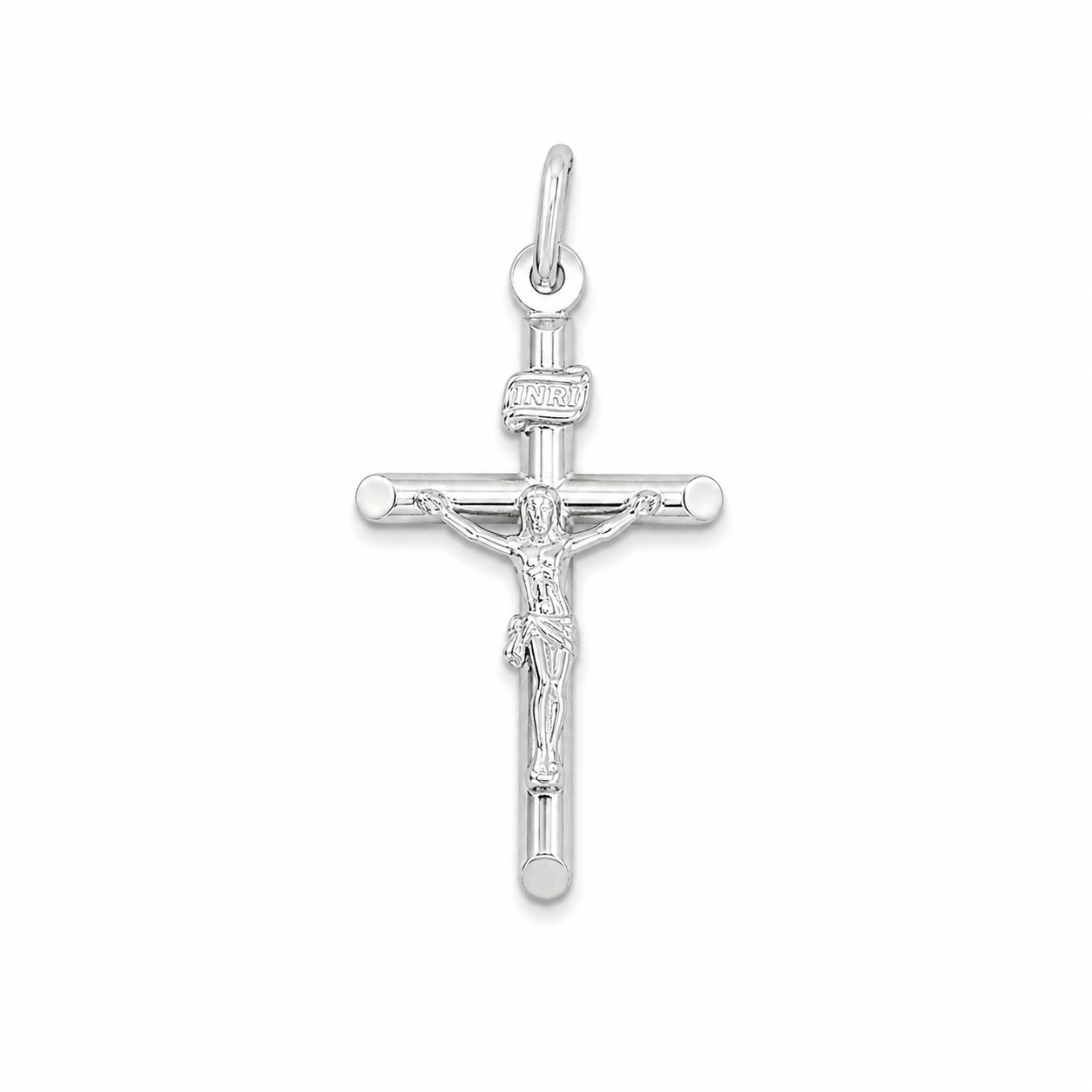 925 Sterling Silver 16.6x29mm Classic Crucifix Cross Pendant