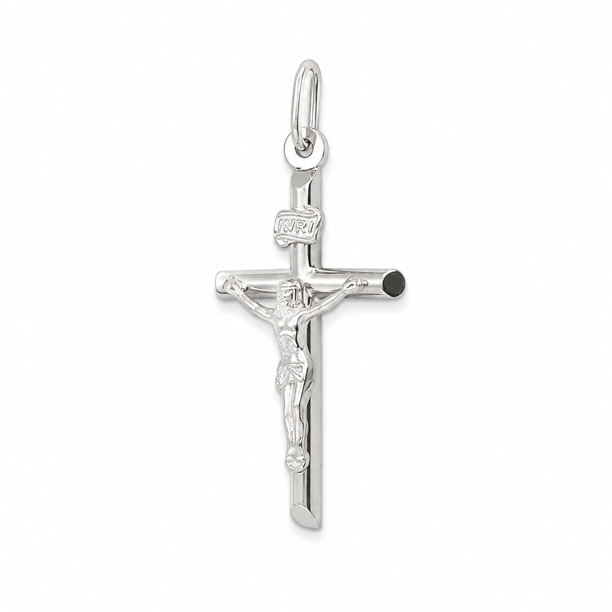 925 Sterling Silver 16.6x29mm Classic Crucifix Cross Pendant