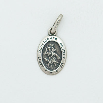 Small Silver St. Christopher Medal