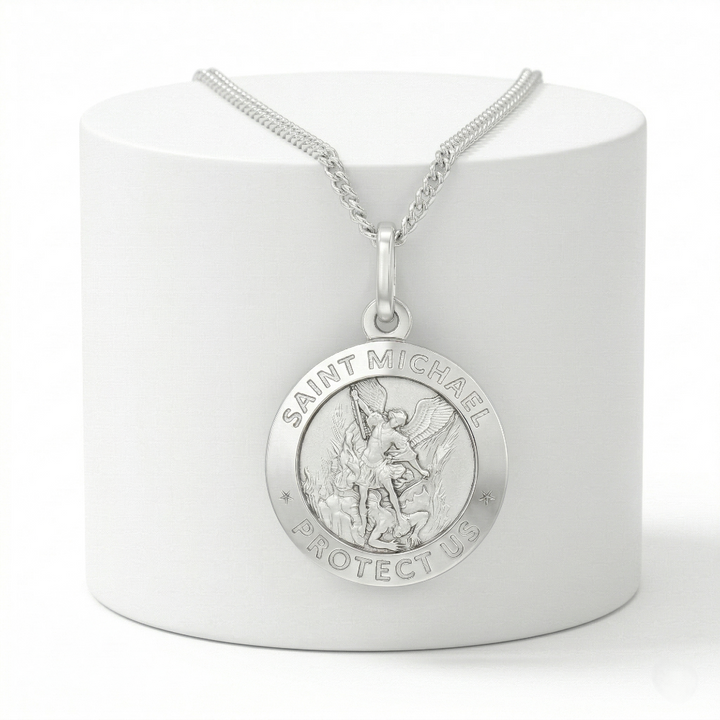 Sterling silver 17mm St. Micha