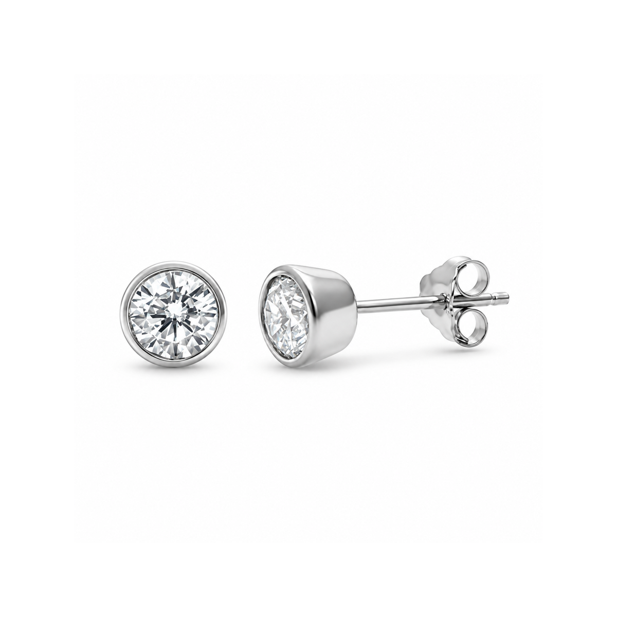 Rhodium-plated 925 sterling si