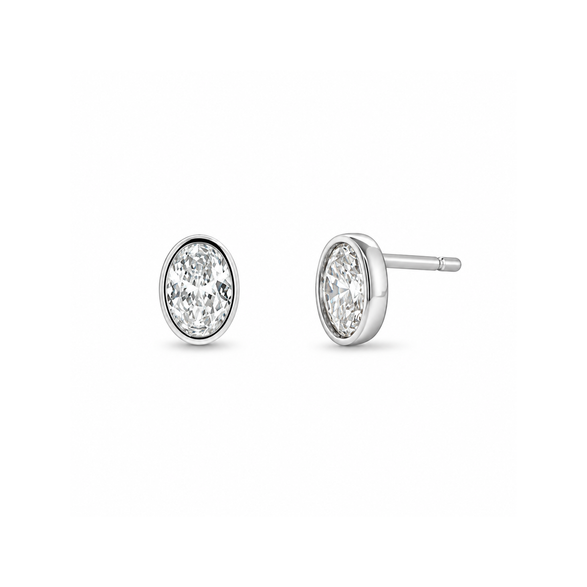 Rhodium-plated 925 sterling si