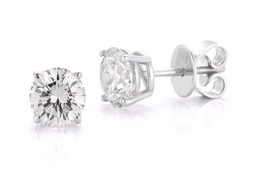 14k 0.62ct Diamond Studs
