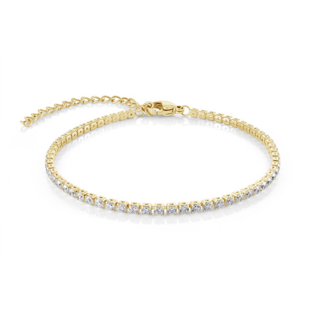 GP 2MM Tennis Bracelet, 7+1"