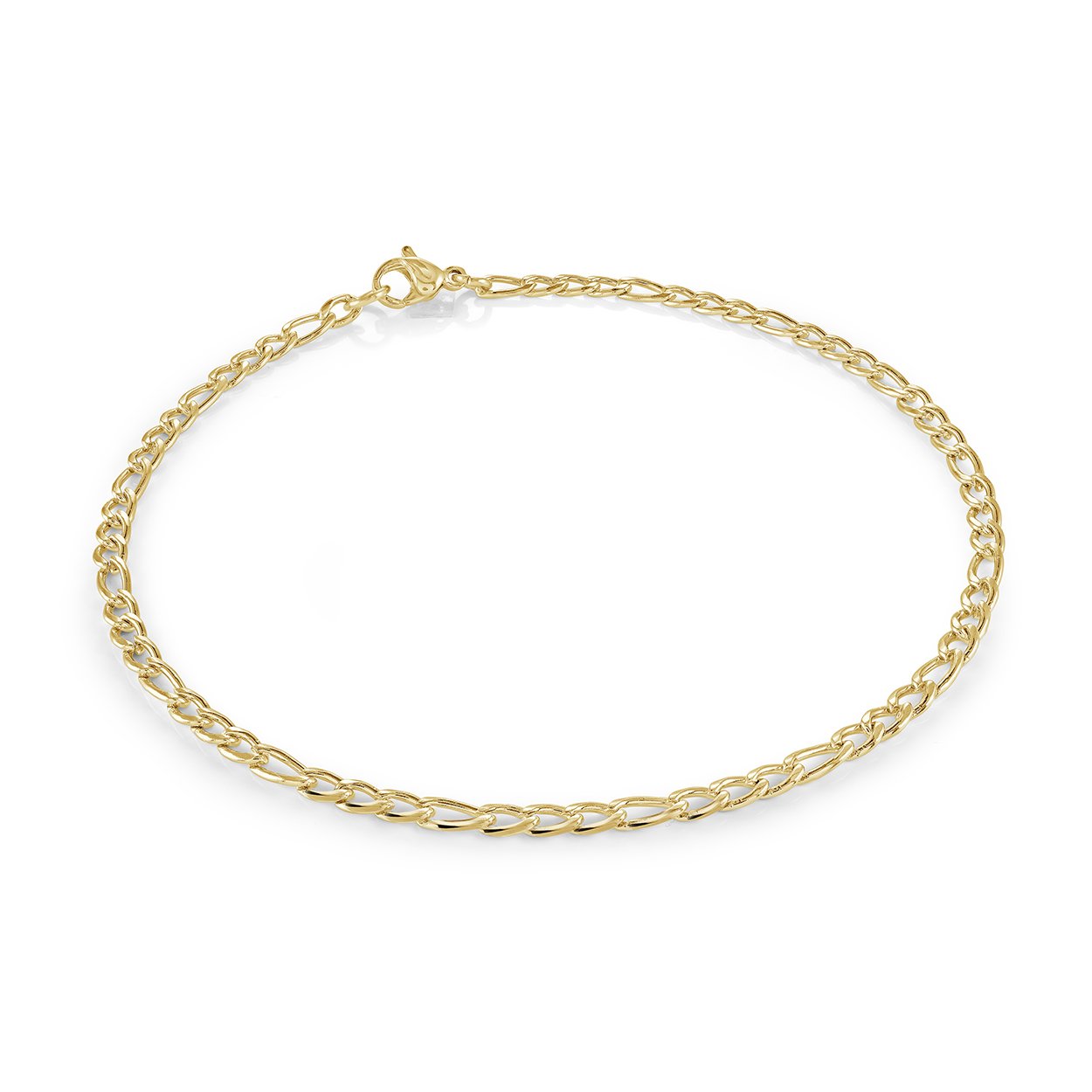 Veloria 3MM Figaro Link Bracelet