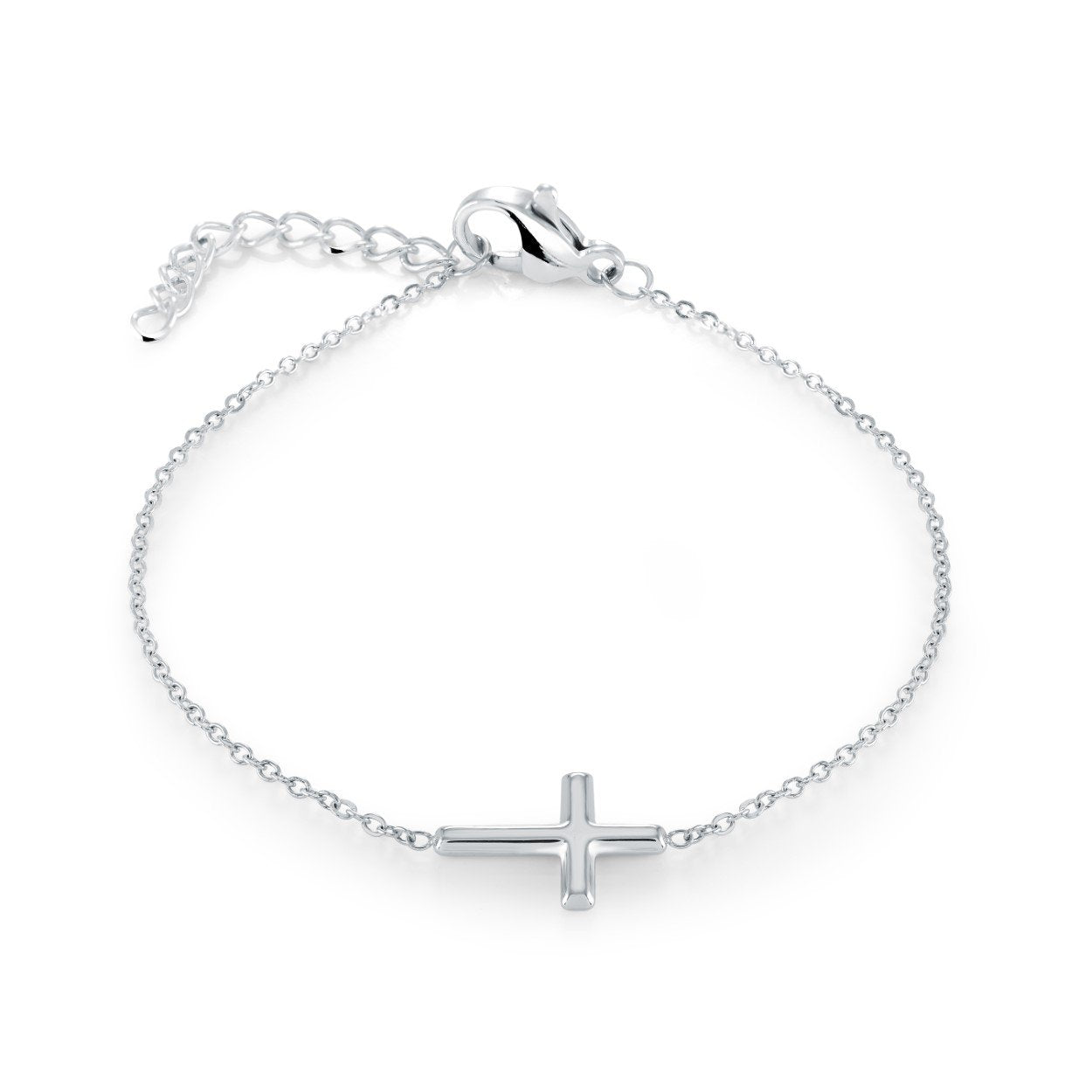 Children’s Stainless Steel Classic Cross Bracelet