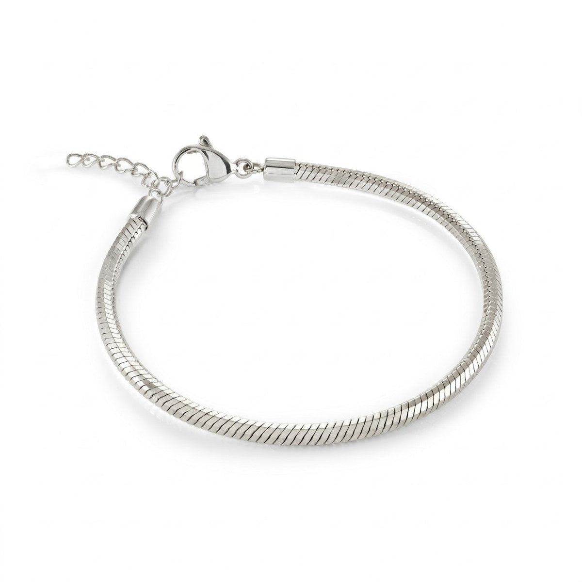 Mirror 2.8mm Snake Chain Bracelet, 7"