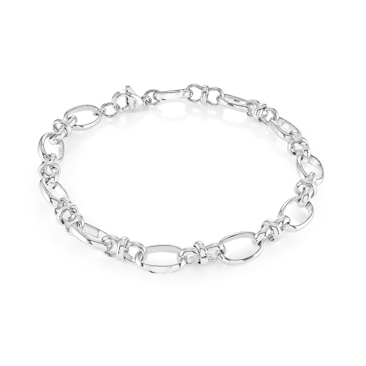 Cable & Bow Link 6MM Bracelet