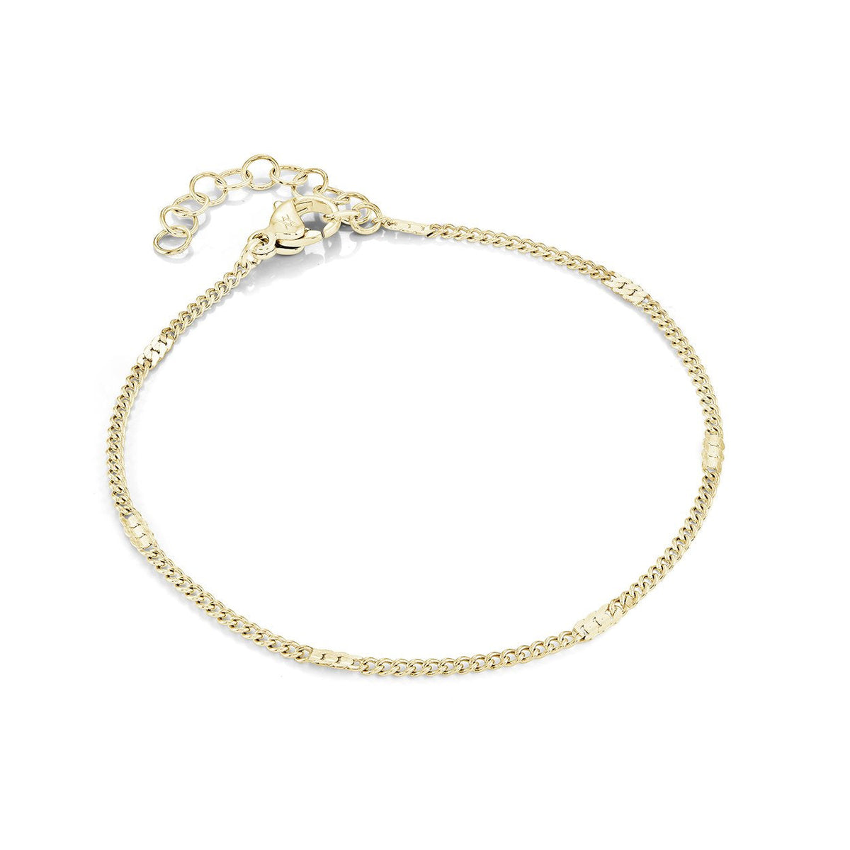 GP Station Curb Link Stainless Steel Bracelet