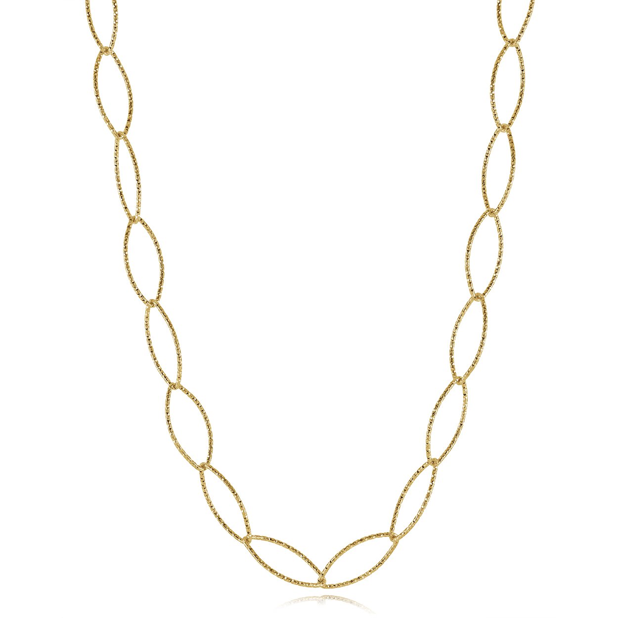 Oval Link Statement Chain, 18"