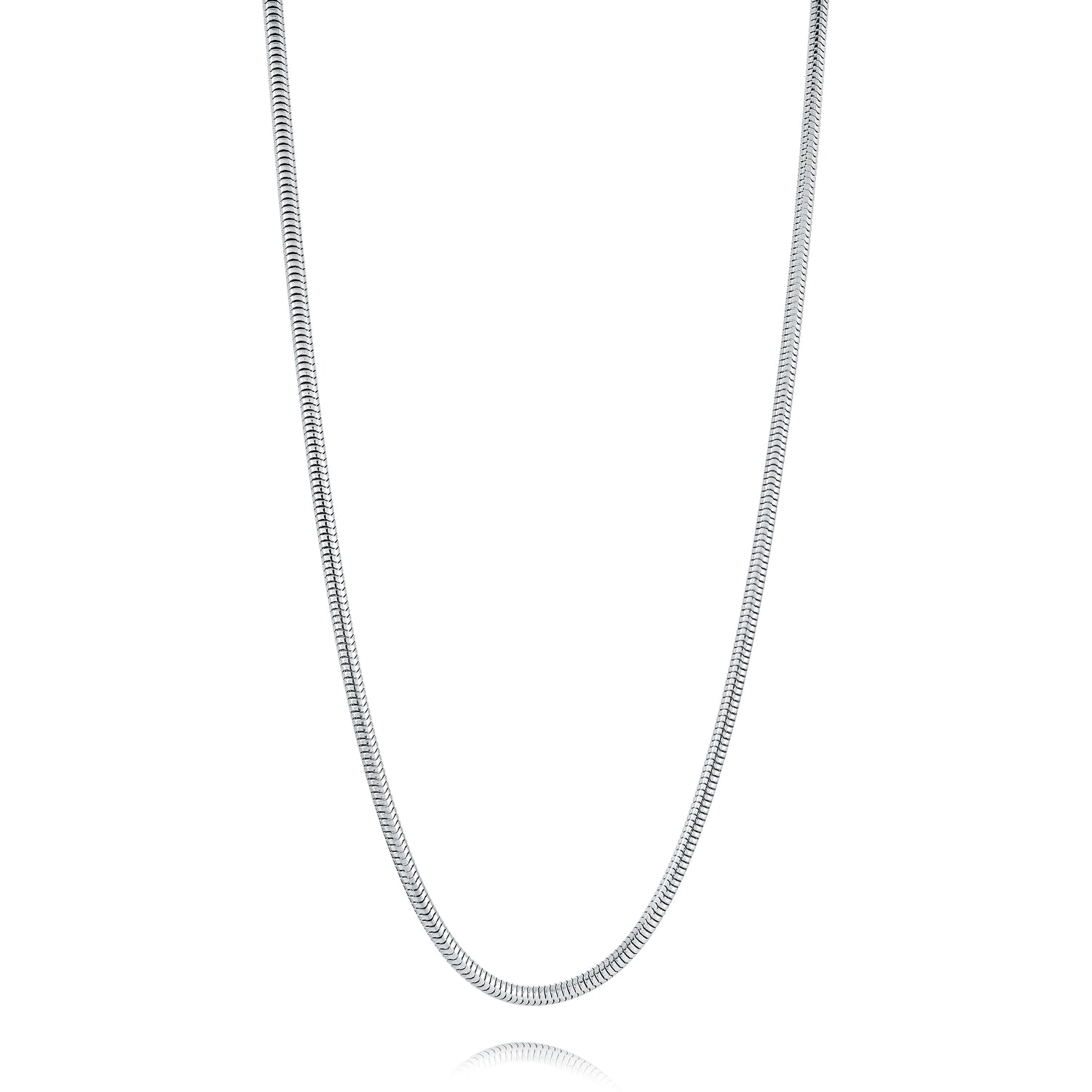 Stainless Steel Silk-Snake Link Chain.