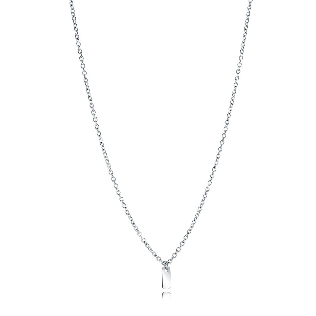 Micro Dog Pendant, Stainless Steel