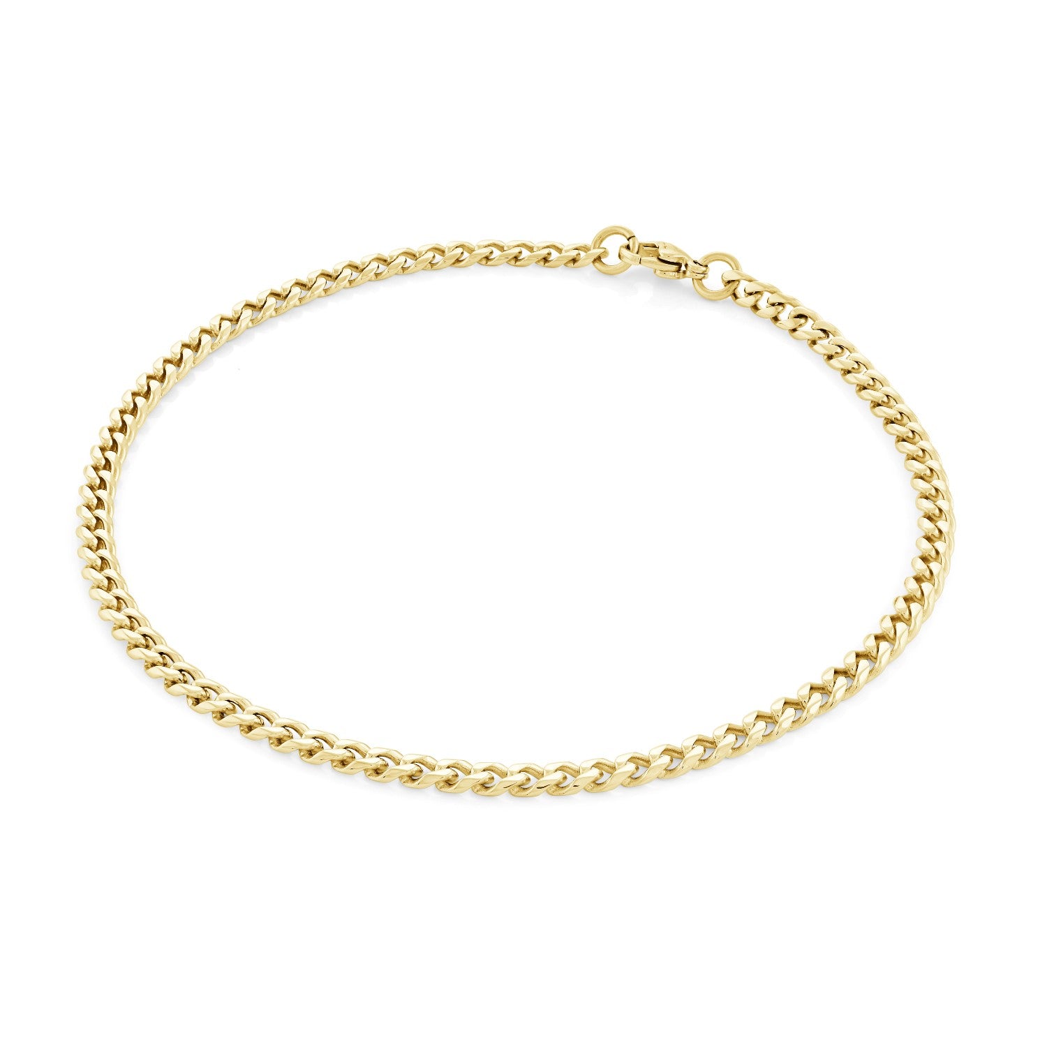 Italgem Steel Curb Bracelet - 8.5"