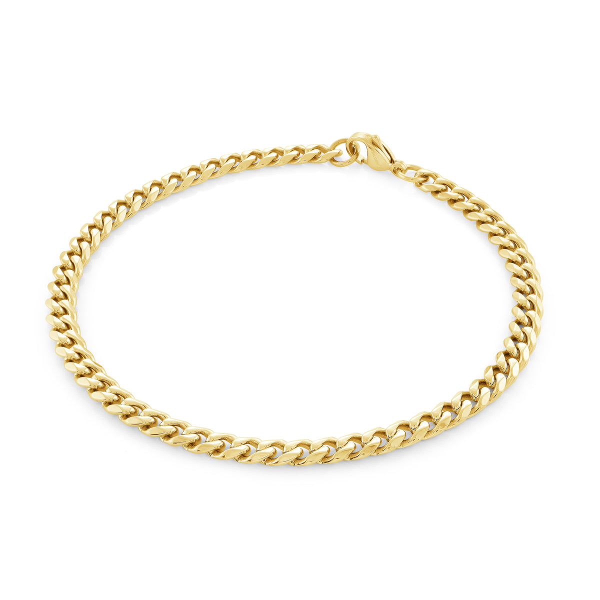 Curb Link 4.6MM GP Bracelet, 7"