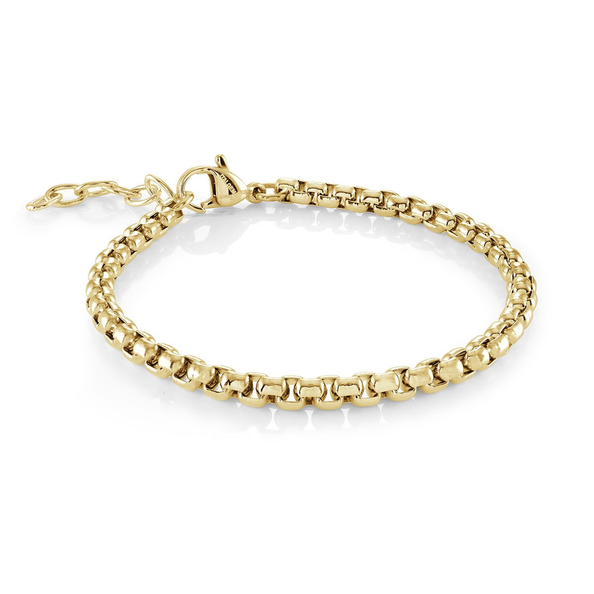 Jr. Collection 3.5mm Yellow Round Box Link Bracelet