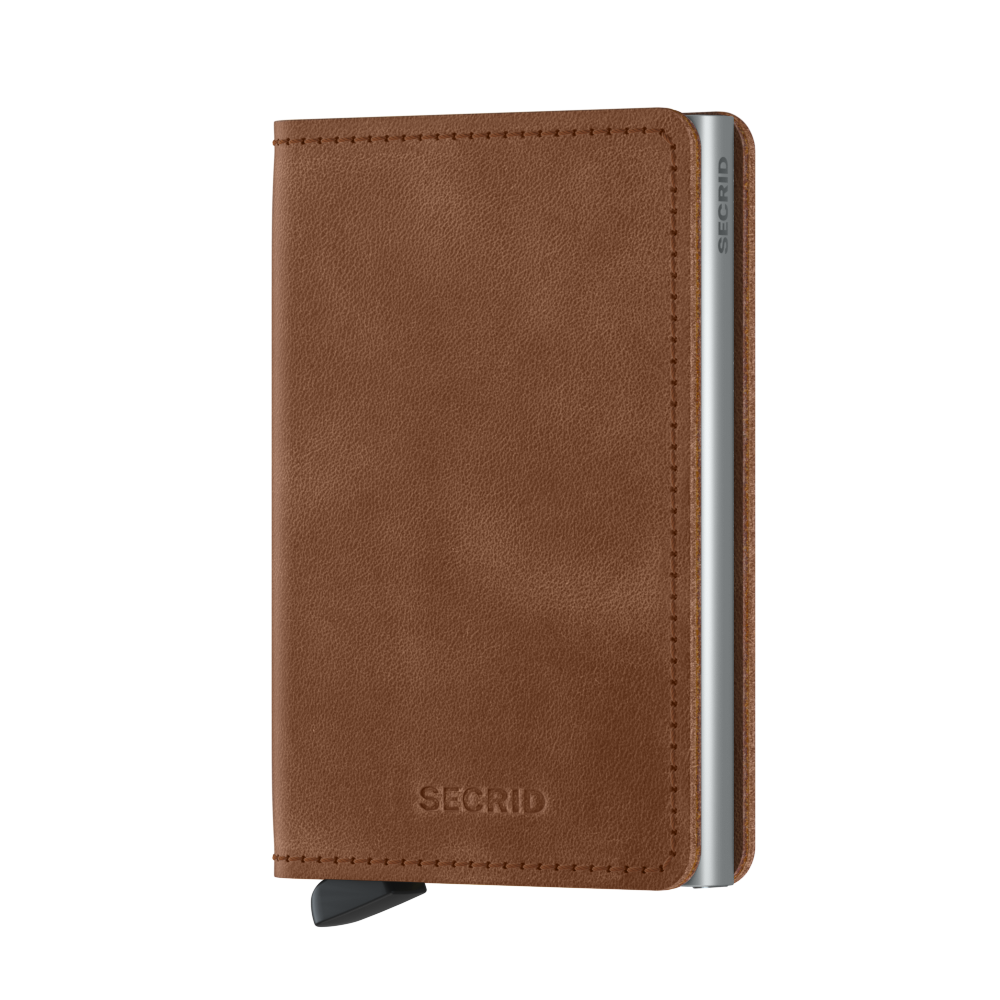 Secrid Slimwallet Vintage Congac Silver
