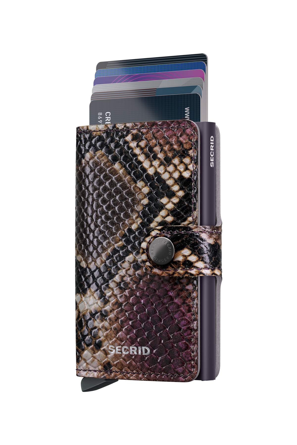 Miniwallet - Serpent Purple