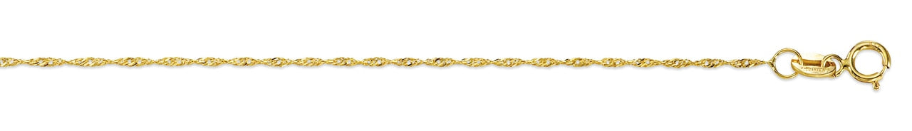 16" 10K Singapore Chain