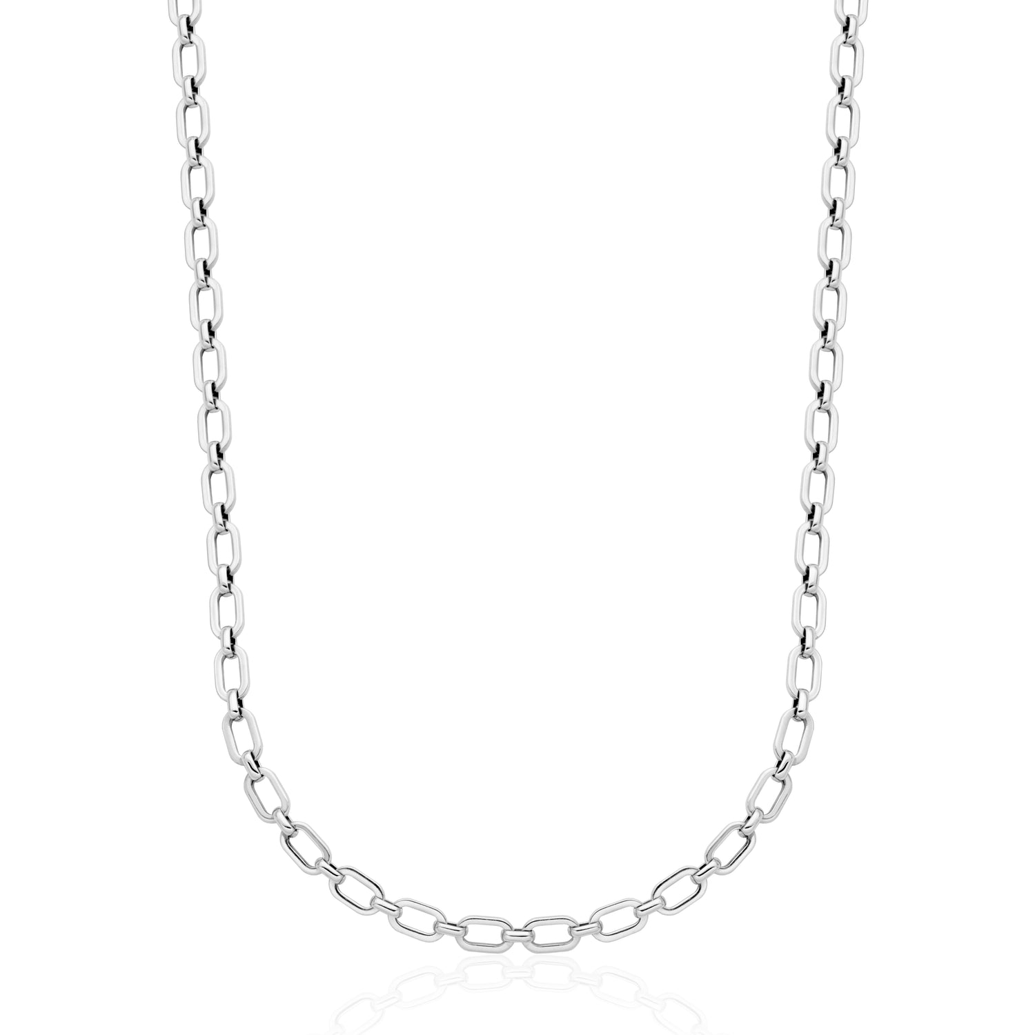 Steelx Oval Link Necklace, 18"