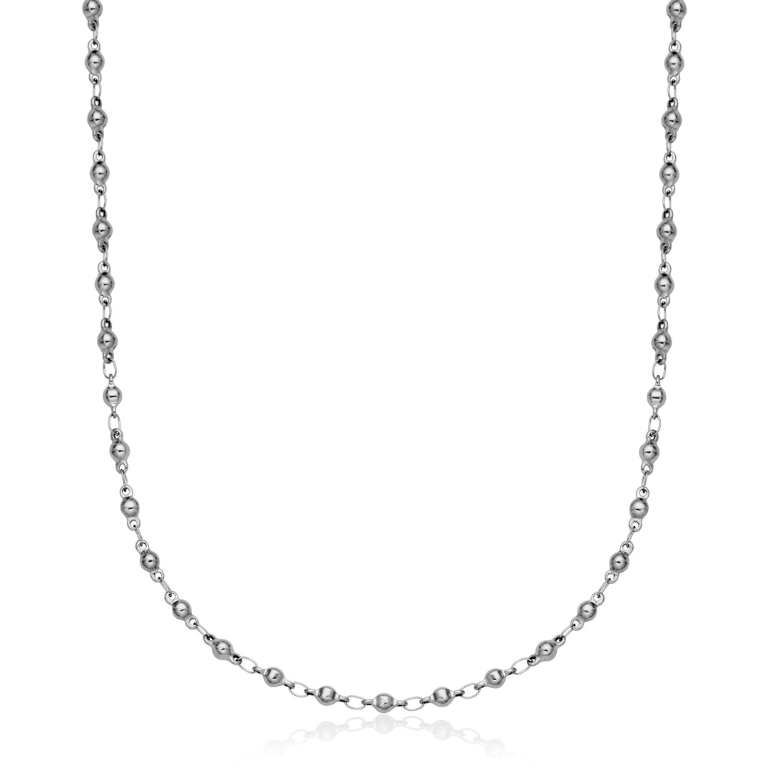Steelx Bead Neklace, 20"