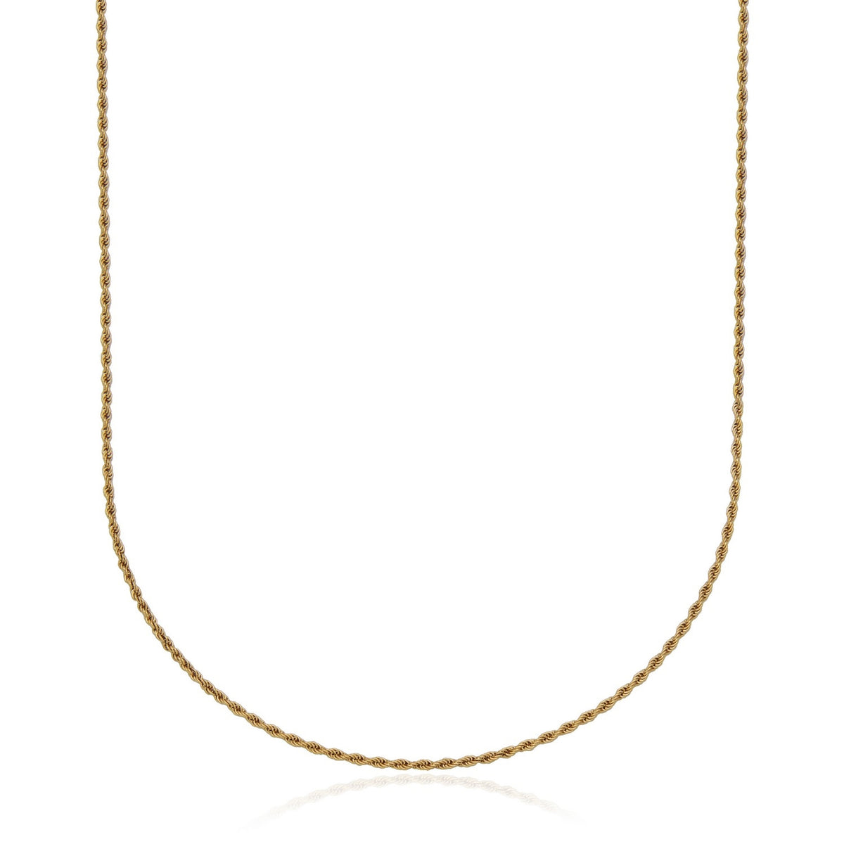 2mm Yellow Stainless Steel Rope Chain