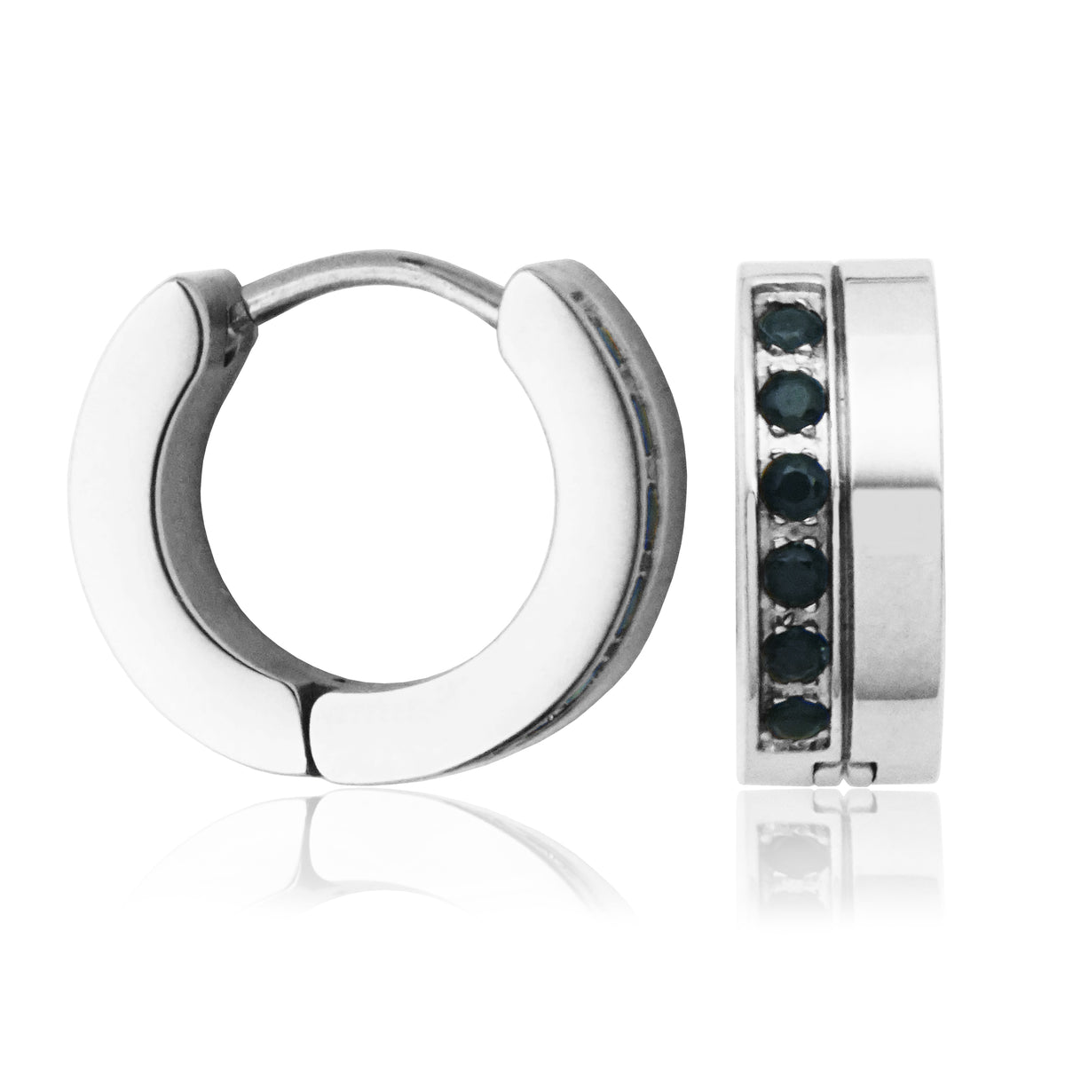 SteelX 13.5x4.8mm huggie hoop