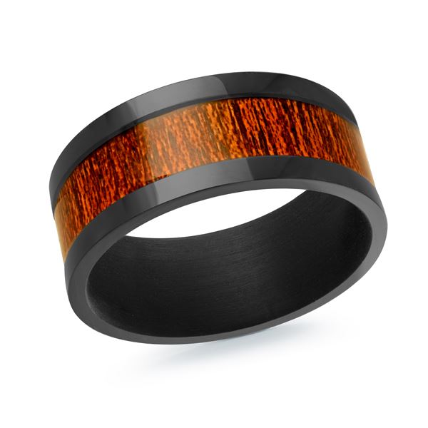Malo Black Tantalum Ring, size 10