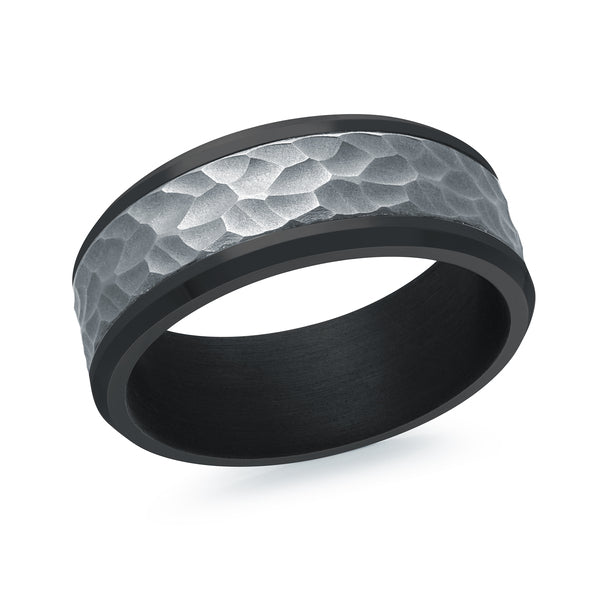 Malo Gunmetal Tantalum Ring, size 10