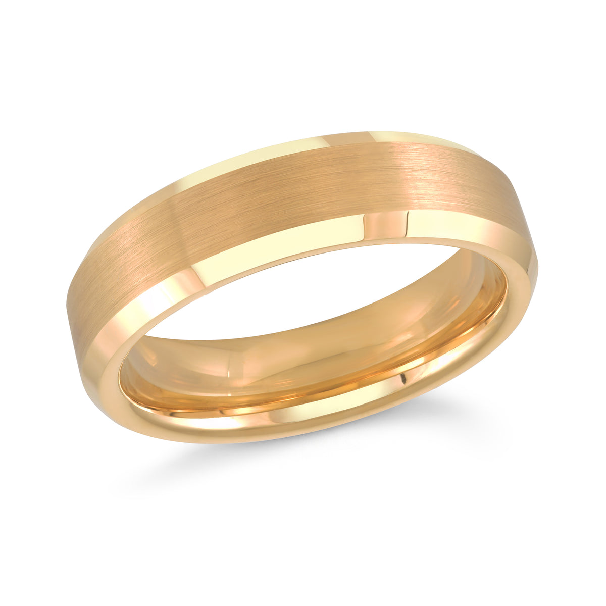 Malo Yellow Tungsten Ring, size 10