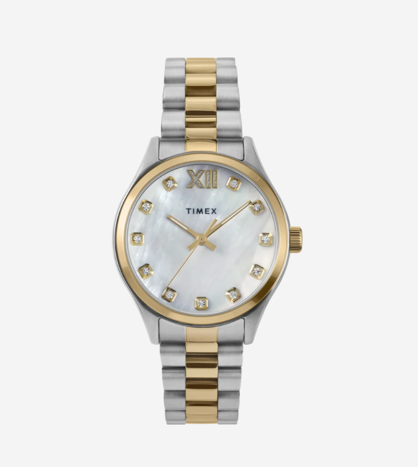 Timex Legacy 34mm Stainless Steel Bracelet Watch