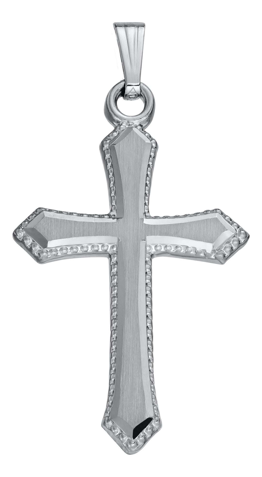 Sterling Silver Cross Pendant - 18"