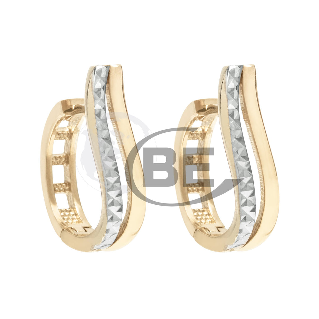10 karat yellow and white gold