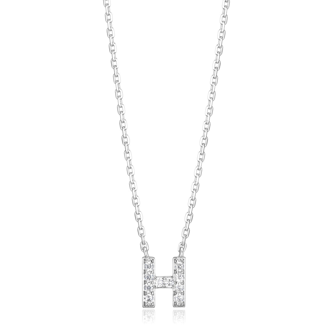Reign Initial Necklace, H