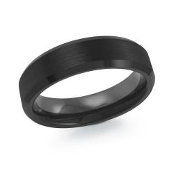Malo Black Tungsten Ring, size 9
