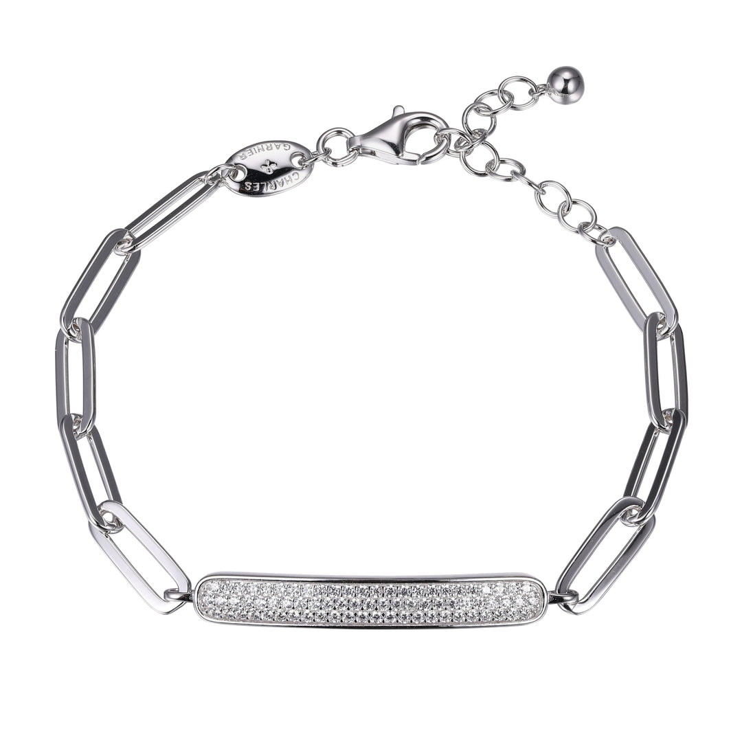 Charles Garnier CZ Bar Bracelet