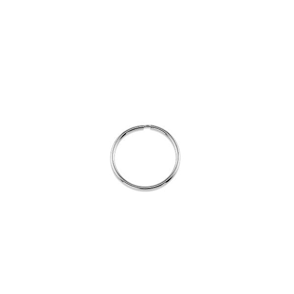 10K Sleeper Earrings, 15 MM
