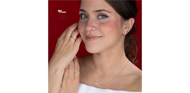 10K Diamond Bar Pendant