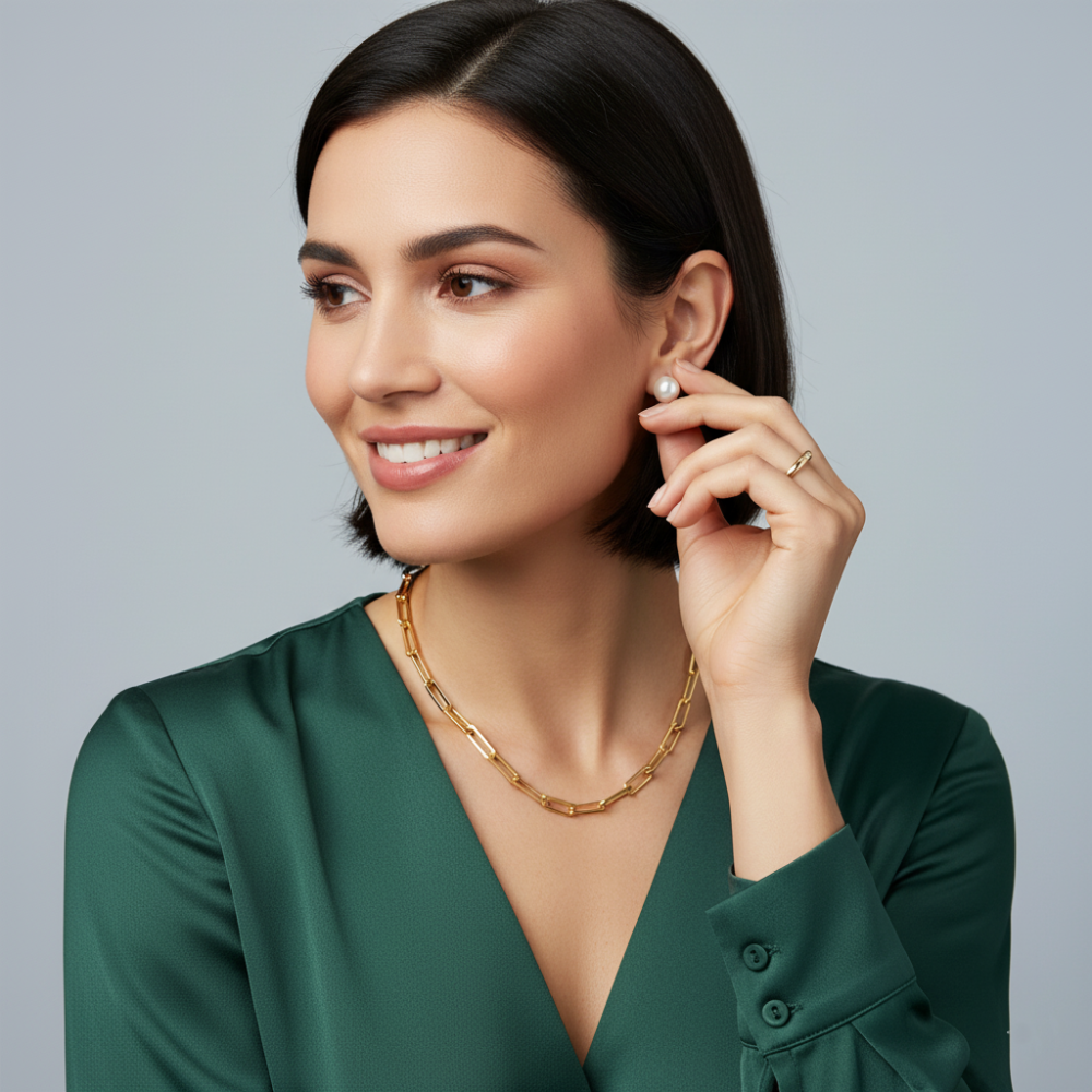 10k yellow gold 4.5mm semi sol