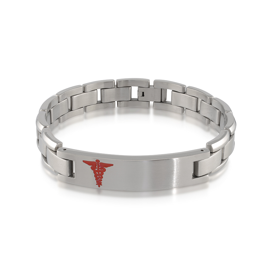 Italgem Steel Medical ID Bracelet