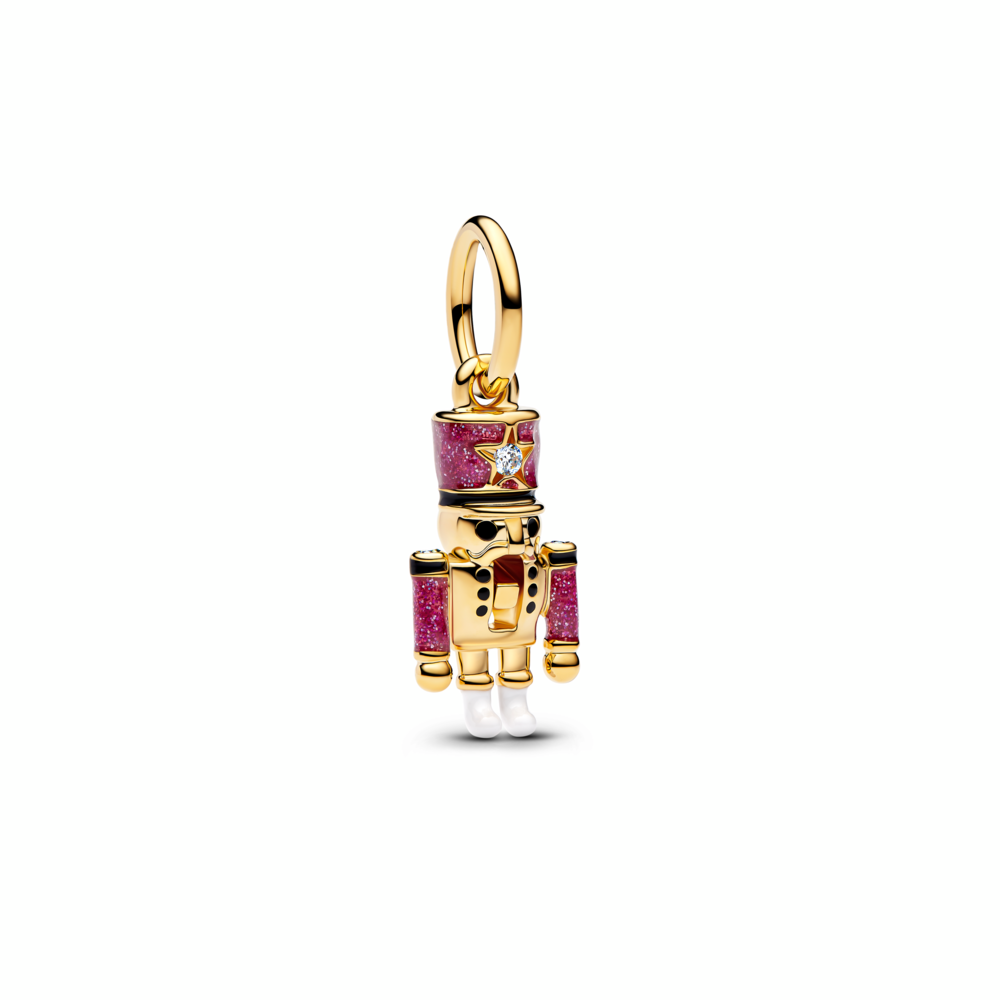 Pandora Moveable Nutcracker Dangle Charm